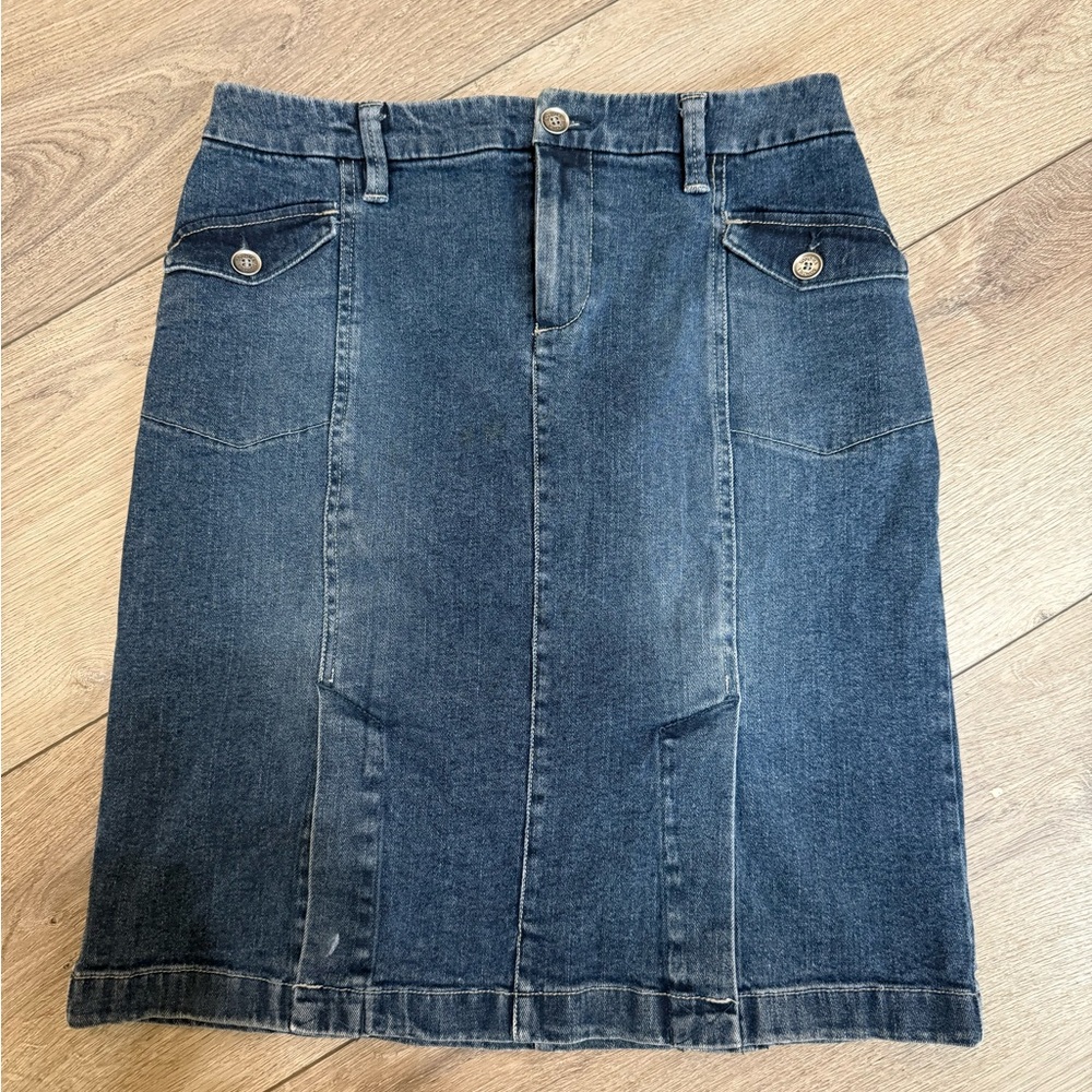 Sonoma Blue Denim Pencil Skirt
